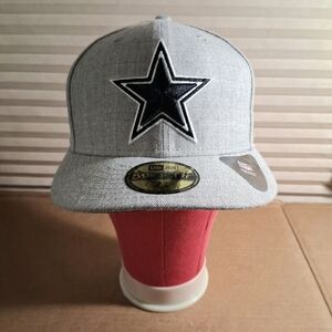 Dallas Cowboys New Era Gray Hat 59Fifty 7 1/8